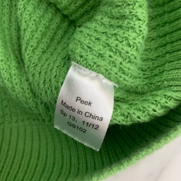 Peek Waffle Knit Green Sweater - Picture 7 of 7